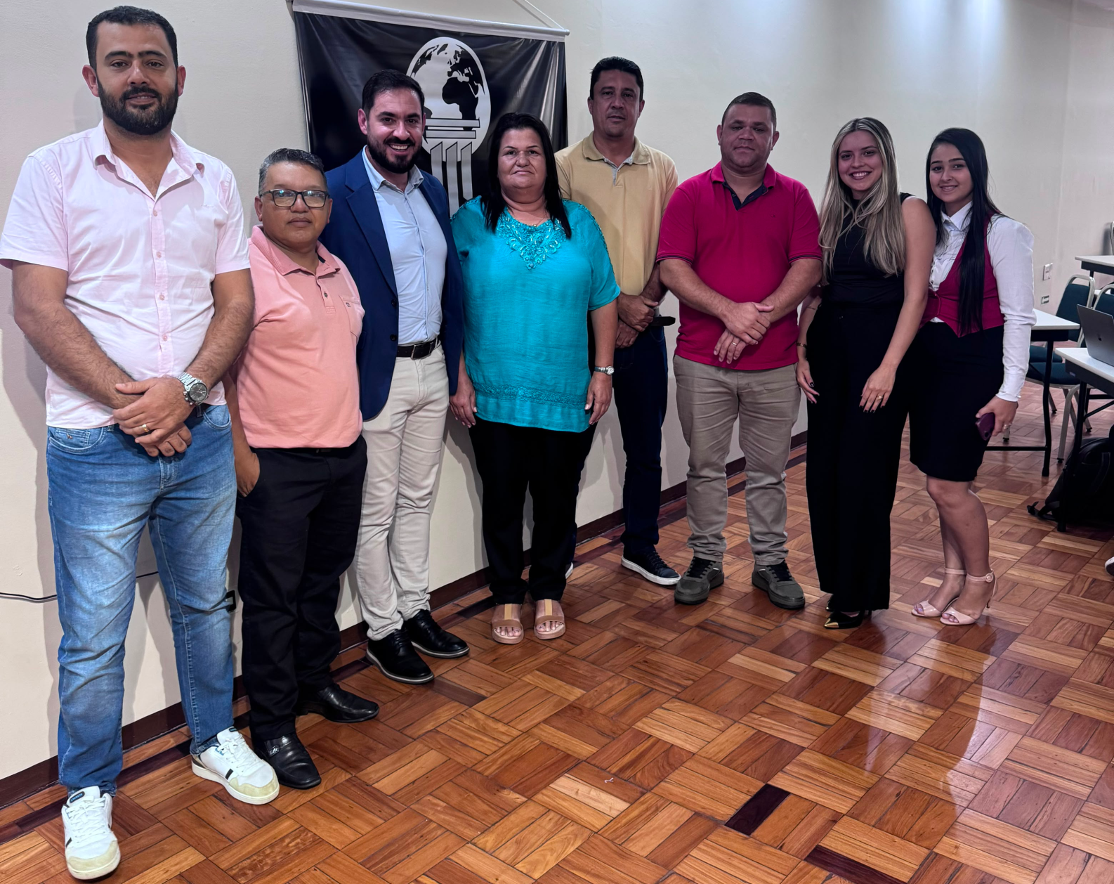 📸 Participantes do curso de capacitação realizado com foco na fiscalização das contratações públicas e no aperfeiçoamento da gestão pública municipal.
